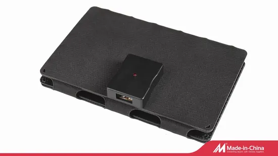 Painel solar de 30 W, carregador de bateria de painel solar dobrável para gerador portátil de estação de energia, telefones, iPad, laptop, portas USB QC3.0 e bancos de energia