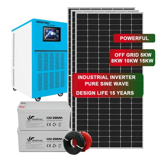 Sistema de energia solar 5kw48V 8kw96V 10kw96V 15kw 192V20kw 30kw para uso doméstico Painel solar bateria de lítio gel bateria 10 anos de garantia