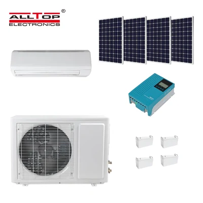 DC 48V 100% de desconto em grade de ar condicionado solar em condicionadores de ar híbridos solares