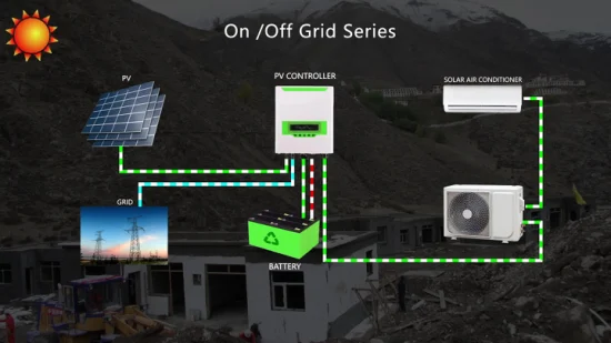 até 100% de economia de energia Green Energy Mini Split Hybrid Solar Ar Condicionado